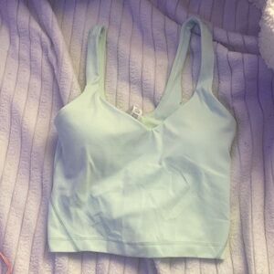 Lululemon mint green align tank, size 0